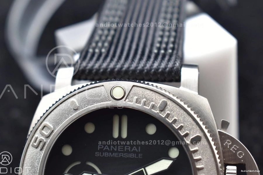 Edition VSF Nylon PAM984 Horn P.9010 Mike 996 FastDry Clone Black Submersible Best on 1:1 Strap Black Dial 0524